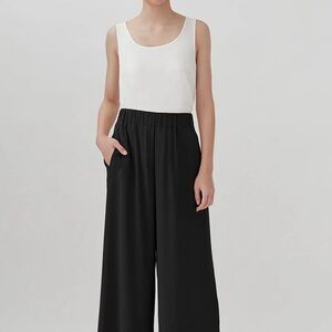 Cuyana Washable Silk Crop Pant